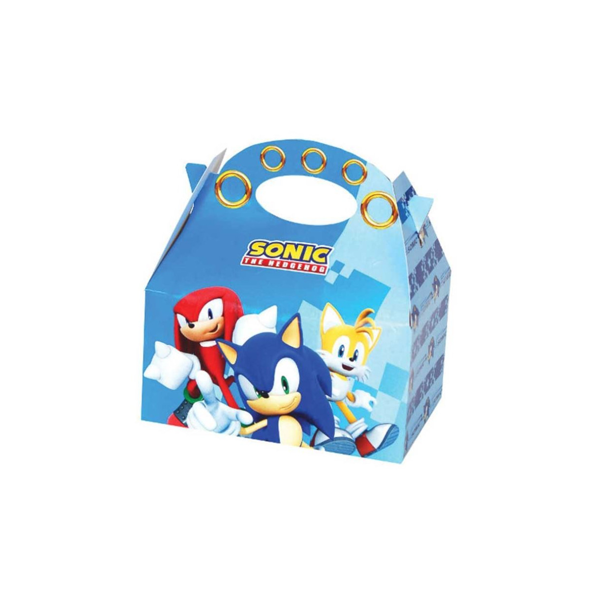 12 Boites anniversaire Sonic - mes fetes