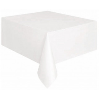 Nappe Plastique Blanche 120x180 cm