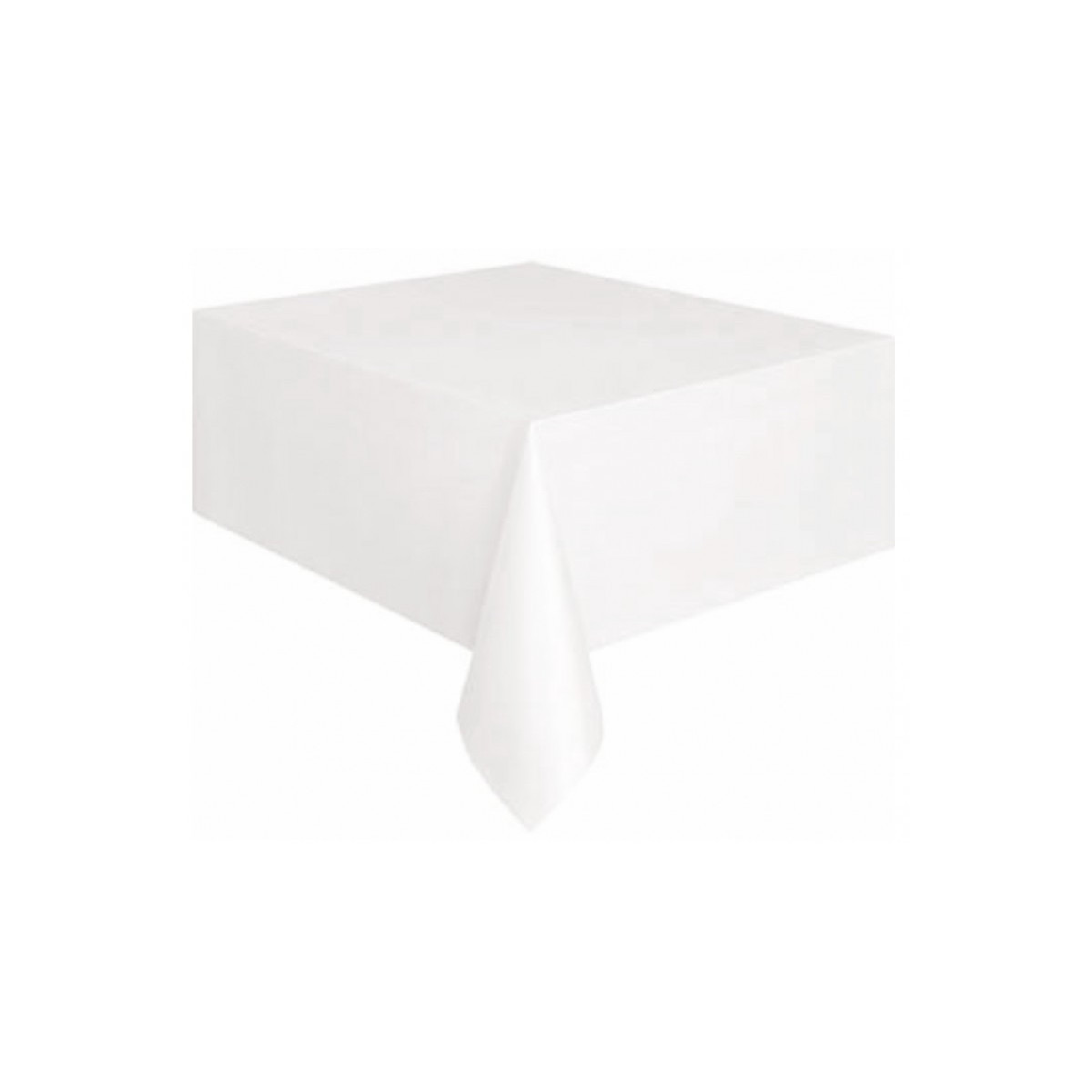 Nappe Plastique Blanche 120x180 cm