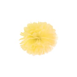 Pompon papier 25cm - Jaune