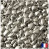 1kg Dragées Coeur Chocolat - Argent