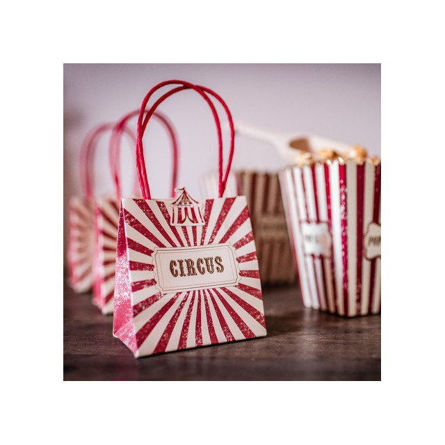 sac cadeau circus party x4