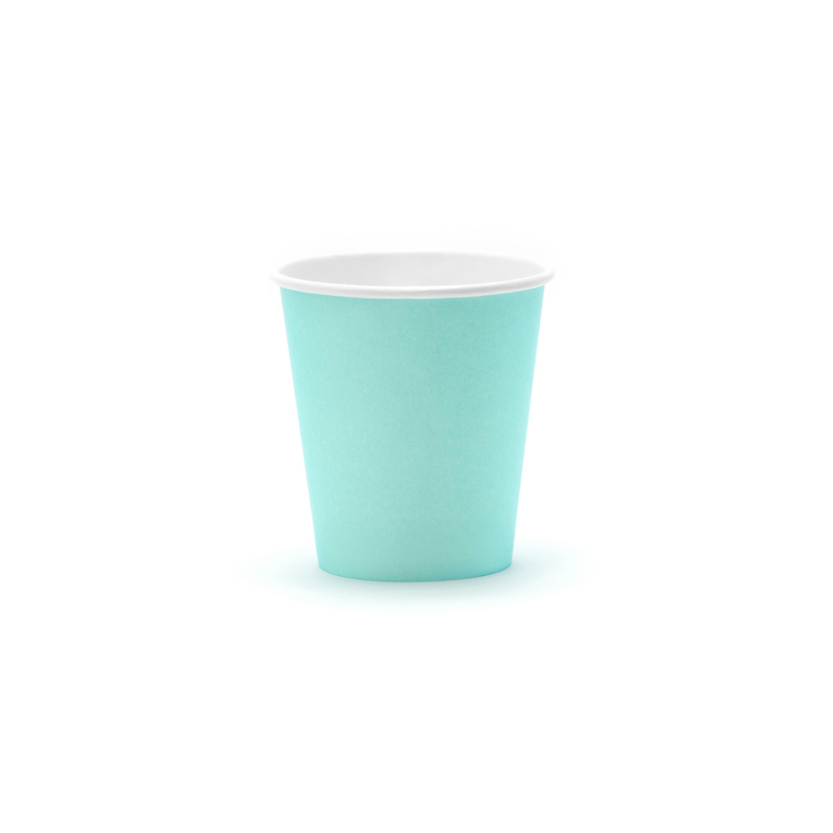 Gobelets carton turquoise x6