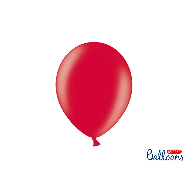 10 ballons de baudruche rouges pour decoration fete originale