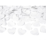 Canon a confettis cœurs blancs