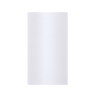 Tulle blanc 50 cm en rouleau x 9 m