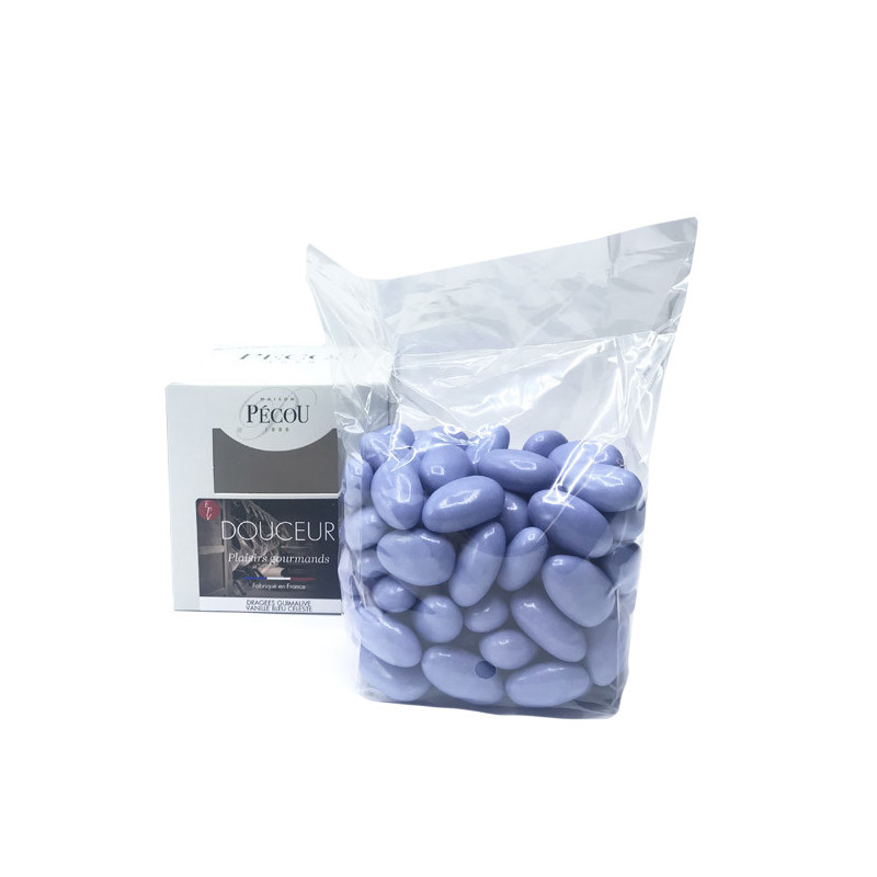 Dragées Guimauve Bleu - 500g - Pécou