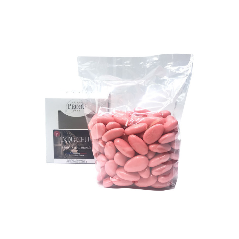 Dragées Guimauve Pecou - ROSE - 1kg