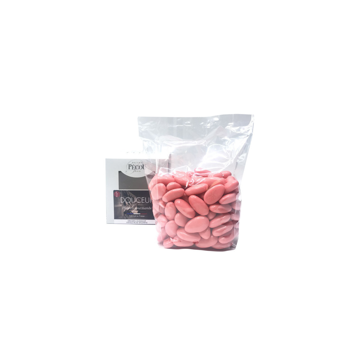 Dragées Guimauve Pecou - ROSE - 1kg