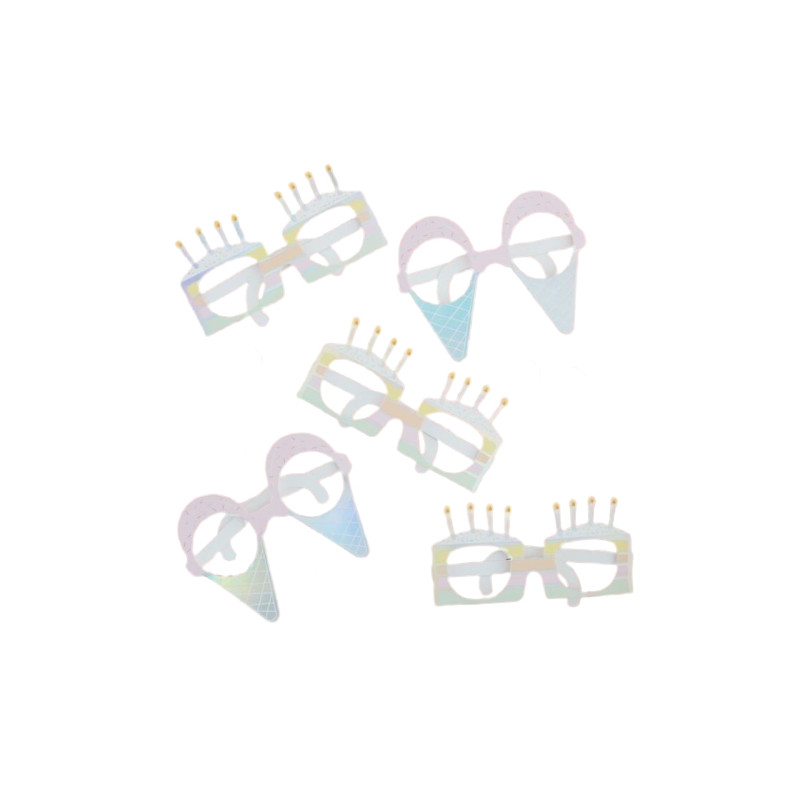 Paires de Lunettes Fun Iridescent x8