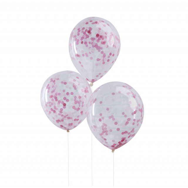 ballons-confettis-roses