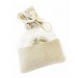 Sachet Dragées Lin Organza
