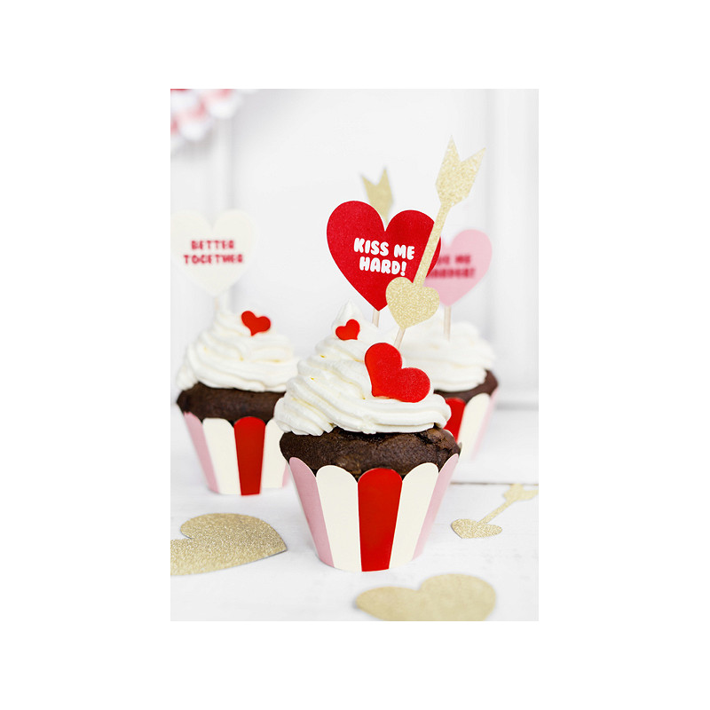 Caissettes cupcakes Sweet Love x 6
