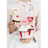Caissettes cupcakes Sweet Love saint-valentin