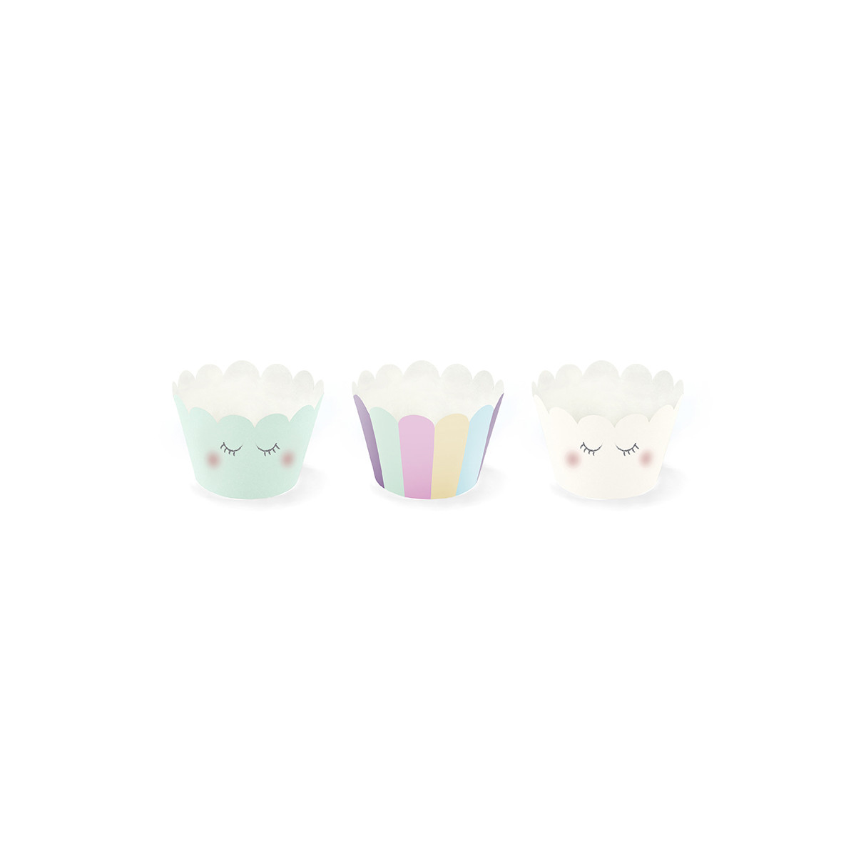 Caissettes cupcakes licorne