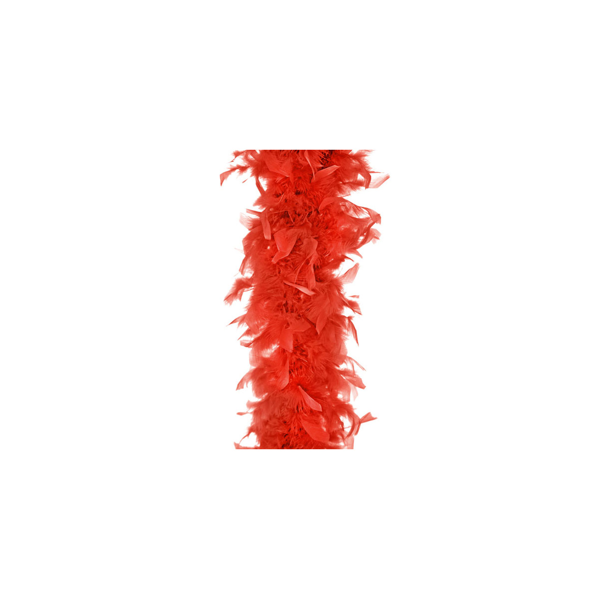 Boa plume rouge 180 cm - Accessoire de tenue de fête