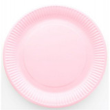 x10 Assiettes Rose laqué