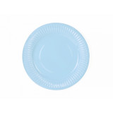 x6 Assiettes Bleu Ciel 18 cm