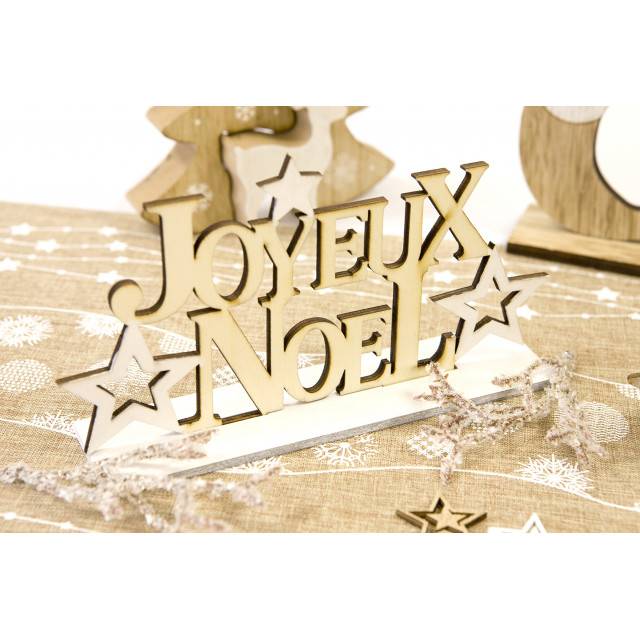 Décoration en bois Joyeux Noël