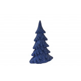 Sapin résine pailletée déco 13 cm