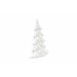 Sapin résine pailletée déco 13 cm