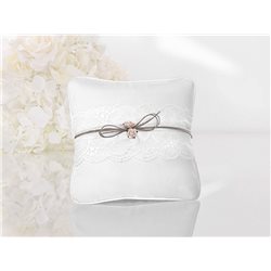 Coussin Alliance Dentelle Rose