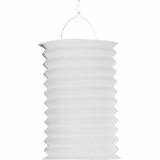 Lampion accordeon blanc