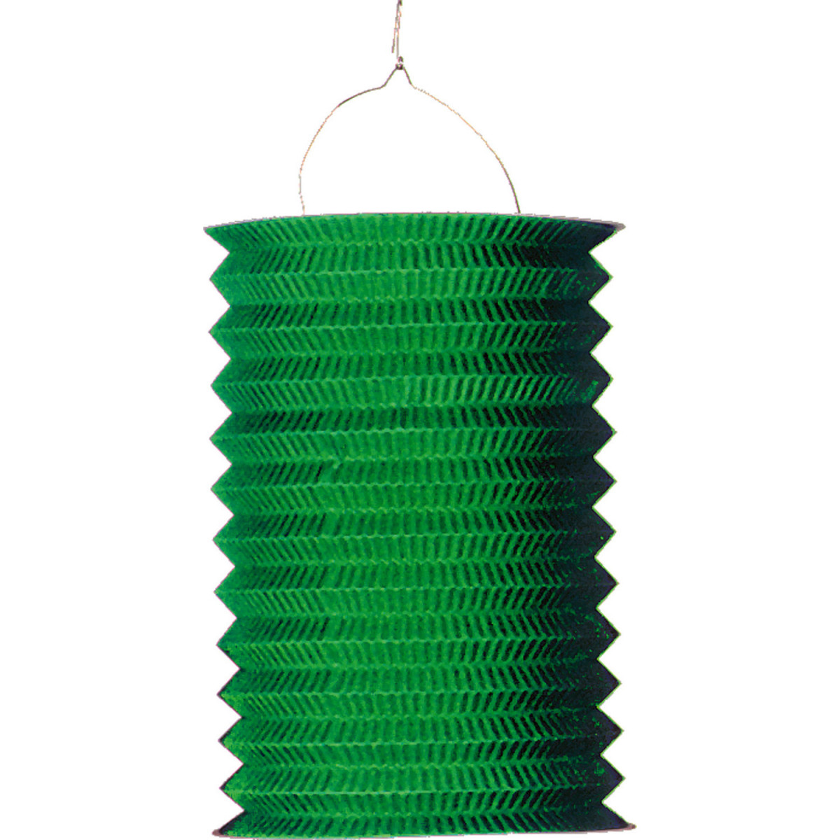 Lampion accordéon vert