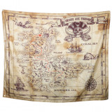 Poster en tissu chasse au trésor pirate - 1.50 x 1.90m