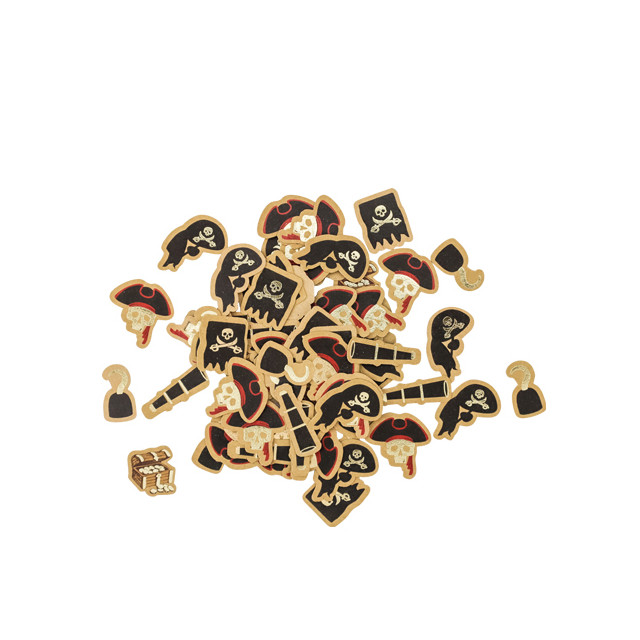 Confettis pirate x100 - 1.5 à 3cm