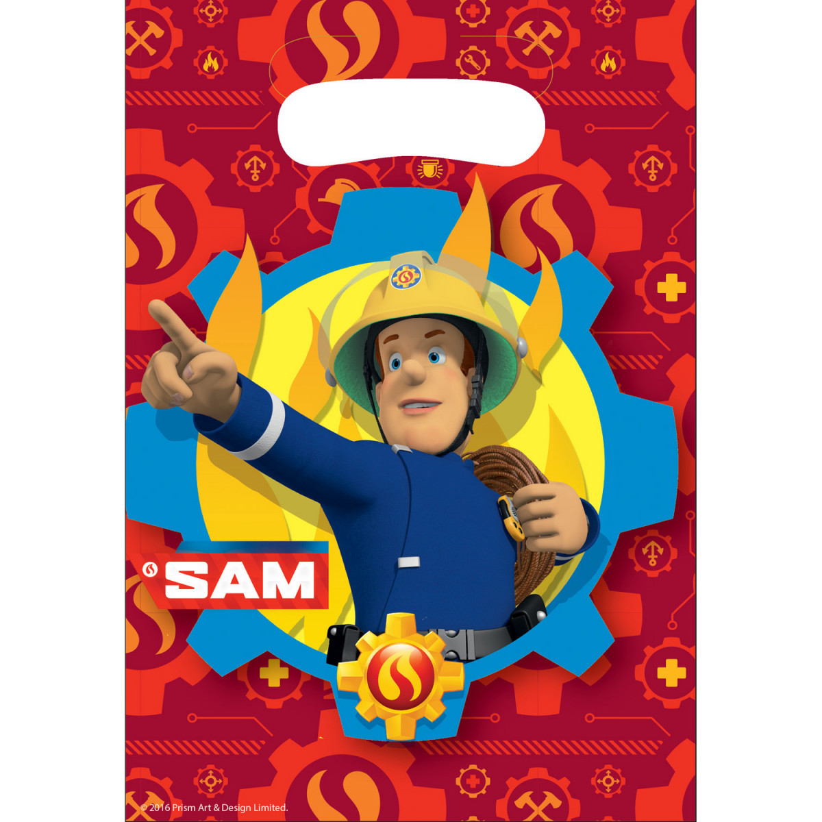 sac surprise Sam le Pompier 24 x 16 cm x8
