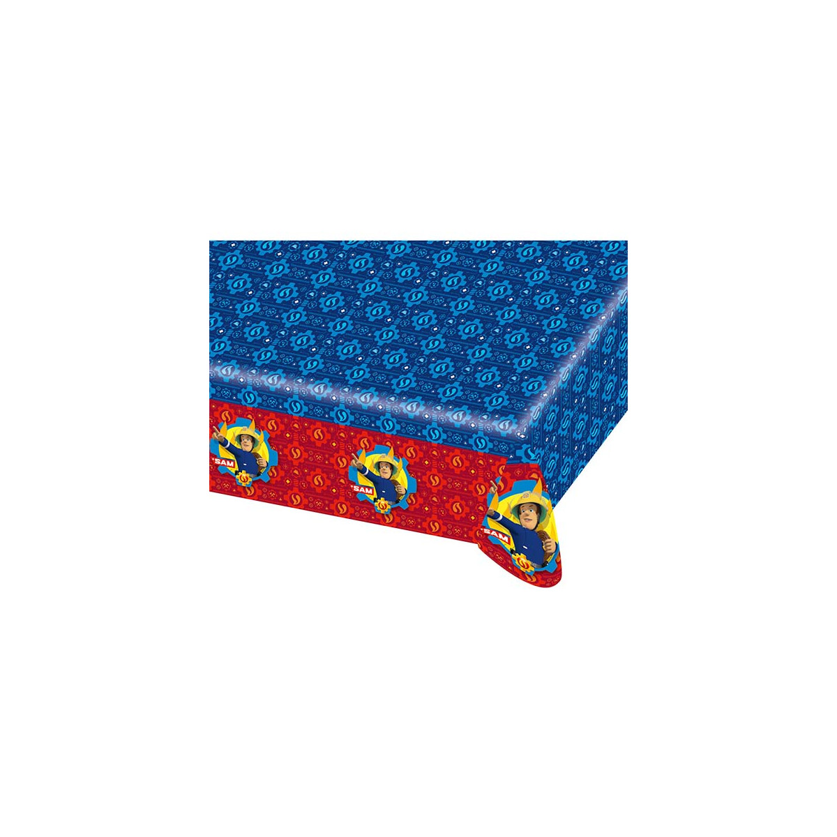 nappe anniversaire Sam le Pompier 120 x 180 cm