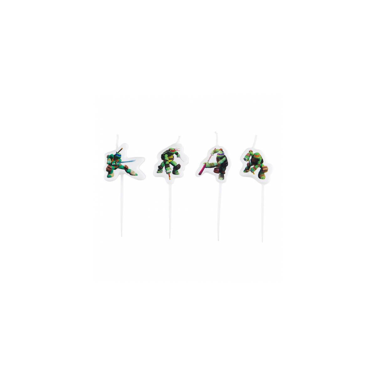 4 bougies Tortues Ninja