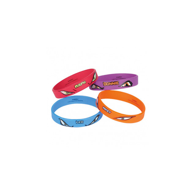 4 bracelets Tortues Ninja