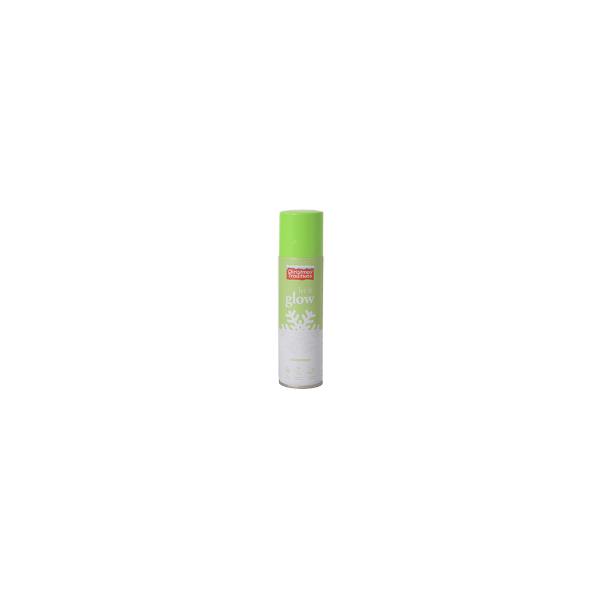 Bombe neige artificielle phosphorescente 150 ml