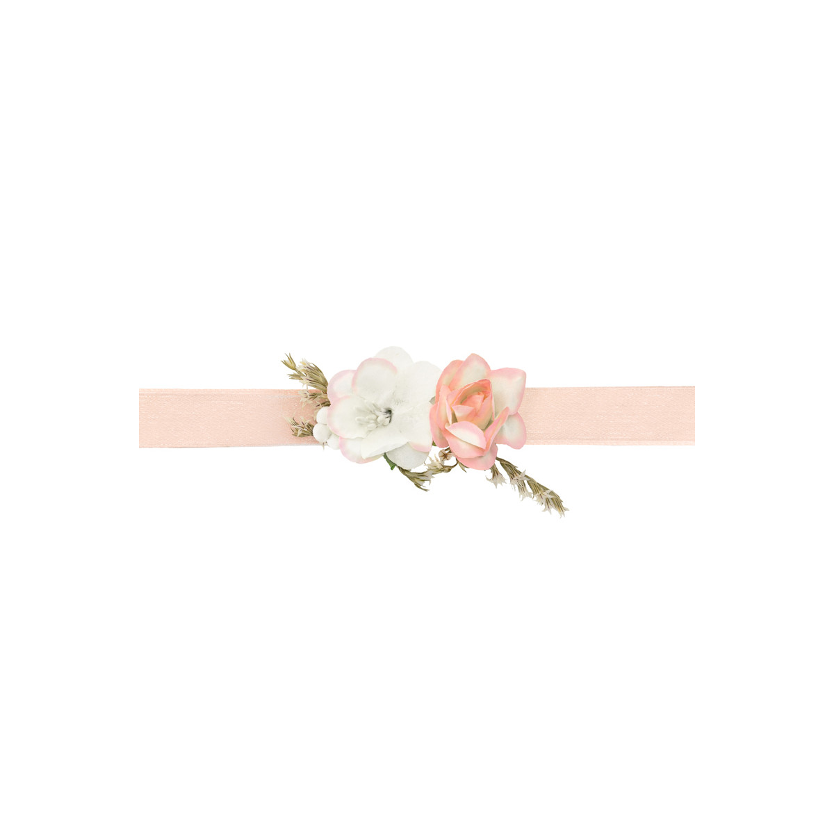 Bracelet de fleur rose mariage