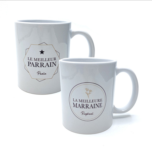 Cadeau pour marraine : le mug personnalisé