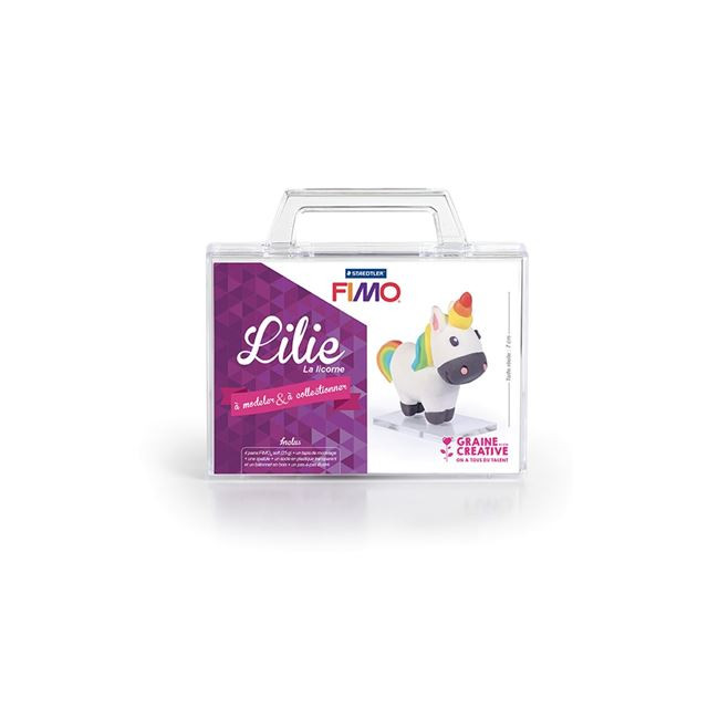 Kit figurine Fimo « LILIE LA LICORNE »