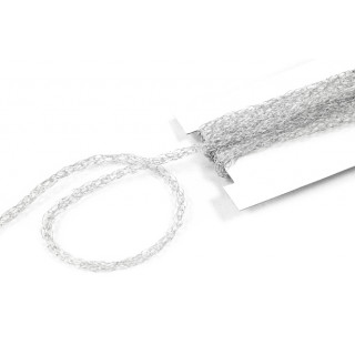 Ruban maille métallisé or ou argent