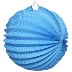 Boule Accordeon Bleu