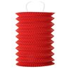Lampion Accordeon Rouge x2