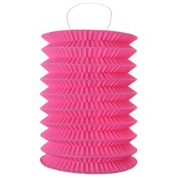 Lampion Accordeon Fuchsia x2