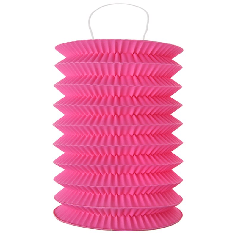 Lampion Accordeon Fuchsia x2