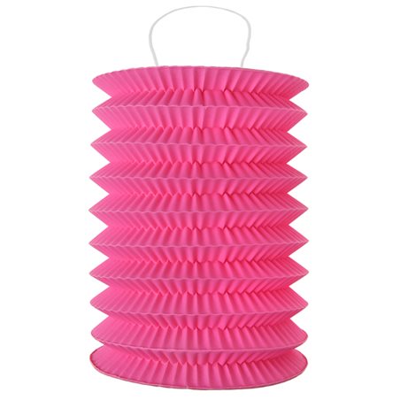 Lampion Accordeon Fuchsia x2