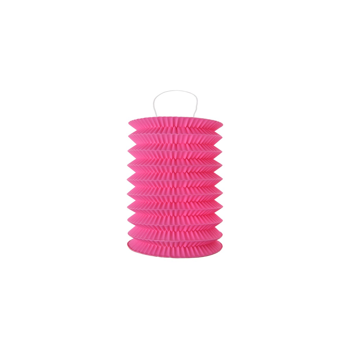 Lampion Accordeon Fuchsia x2