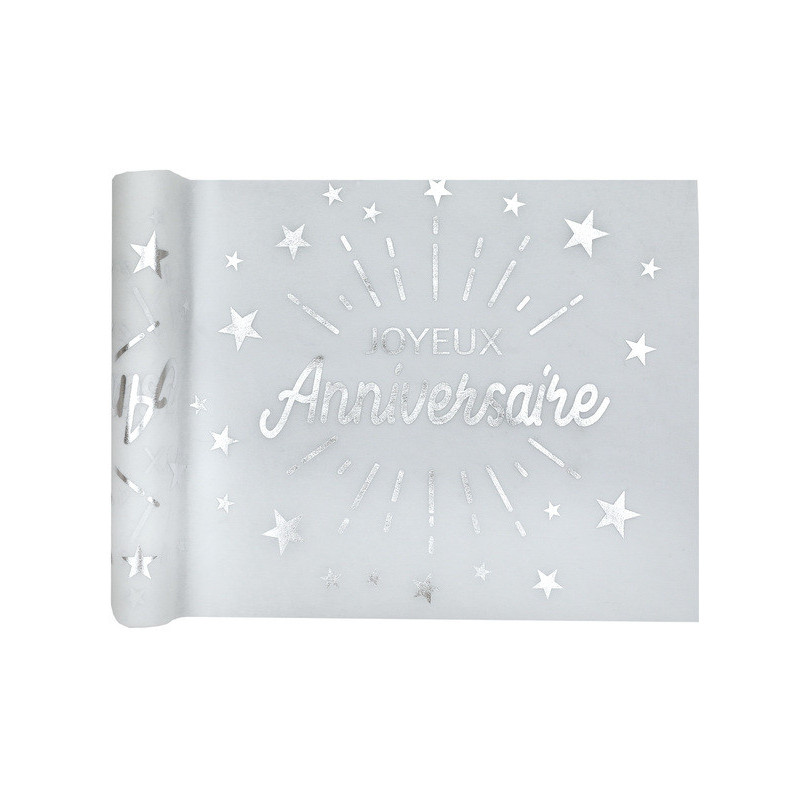 Sur Chemin De Table Joyeux Anniversaire - Rose Gold – La Boite à