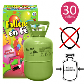 Bonbonne Helium 30 Ballons
