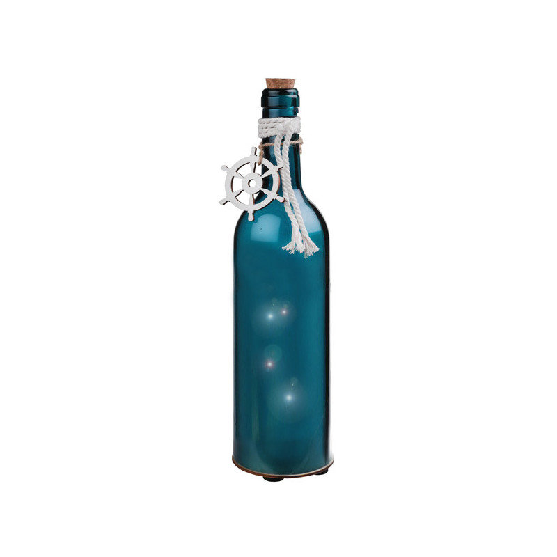 Bouteille lumineuse marine