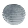 2x Petite Lanterne Papier 10cm- Gris