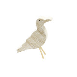 Mouette déco de table à poser en bois